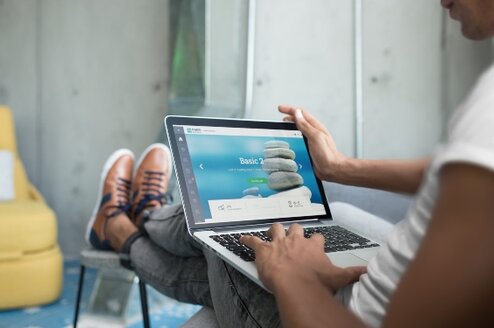 Student learning on the platform